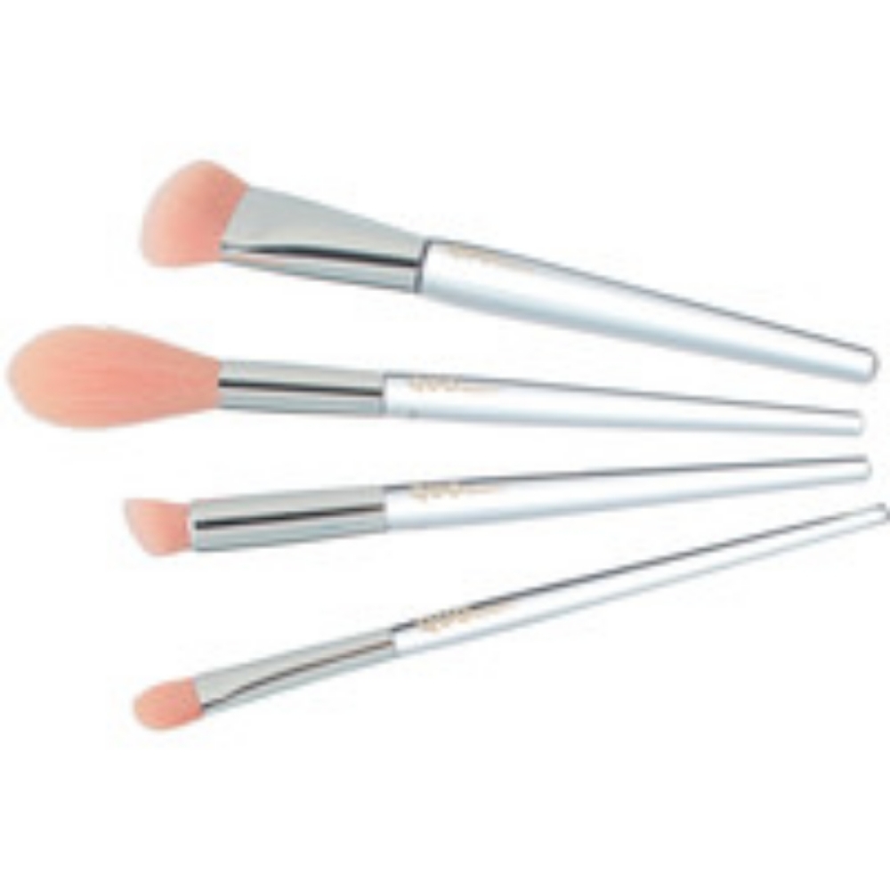 QUO BLUSHING BEAUTY ESSENTIALS 4 peice brush set
